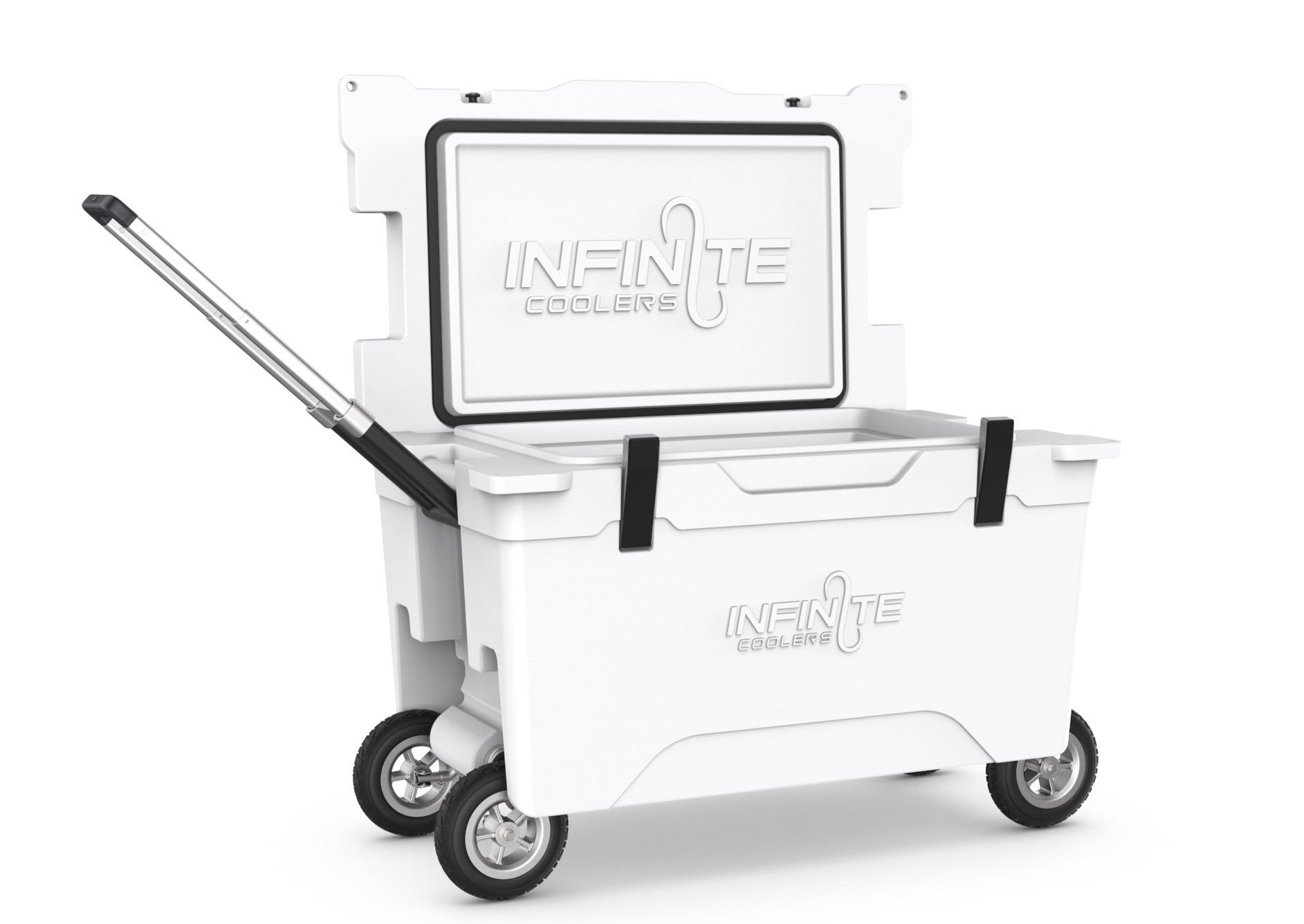 Infinite All Terrain Seires Cooler with four wheels