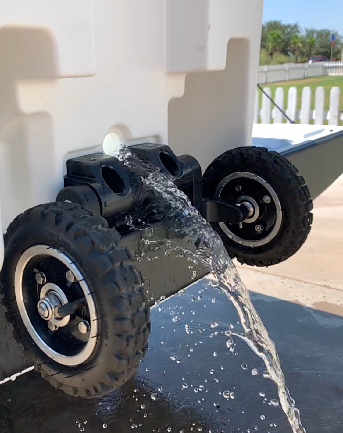 Infinite All Terrain Seires Cooler with four wheels